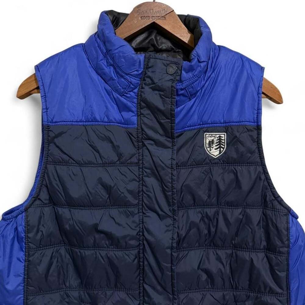 American Eagle Outfitters Quilted Puffer Vest Blue XL/TG